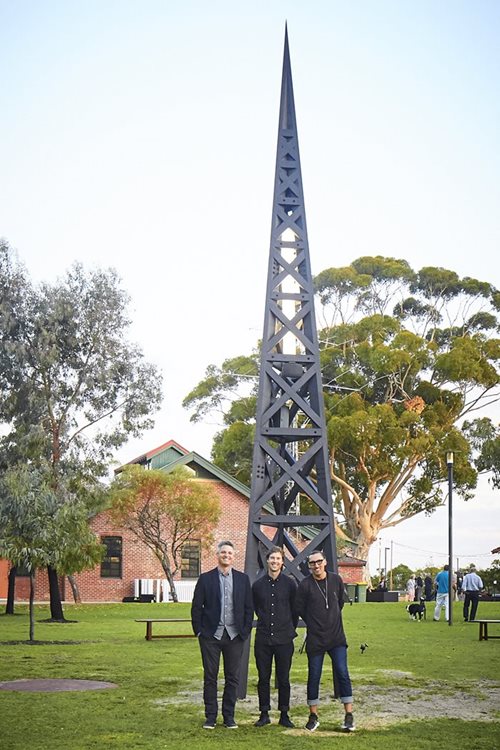 ART IN PLACE 2019 - Sonic Hill - West Australian artists Tom Mùller and Ned Beckley (Agency 296) and Shaun Banner collaborated to present Sonic Hill.