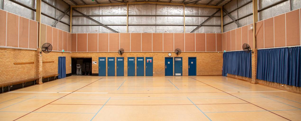 The Main Hall is a large, spacious room