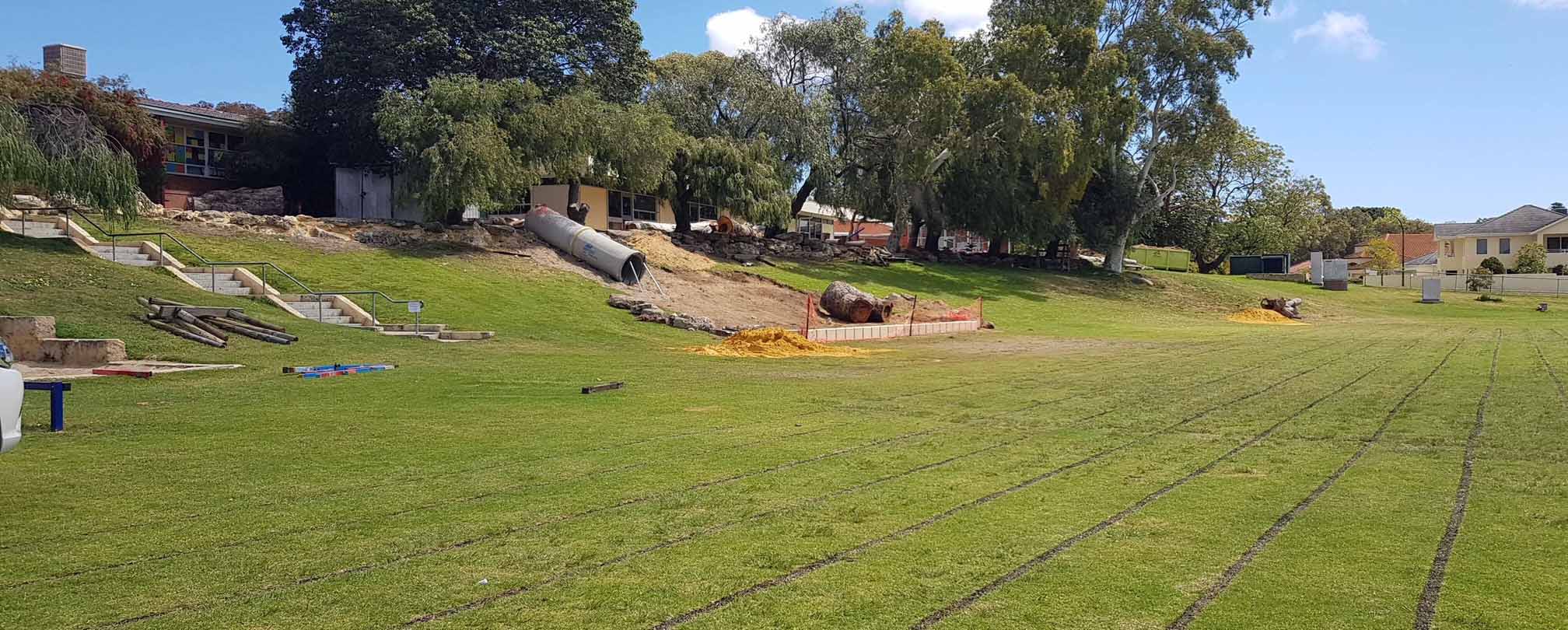 Attadale Primary School Nature Play project underway 