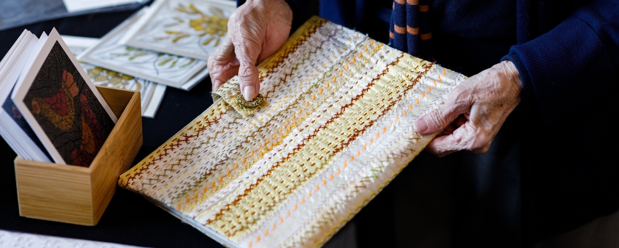 Embroiderers' Guild of Western Australia as part of Melville Open Studios 2024, photograph by Luke Riley