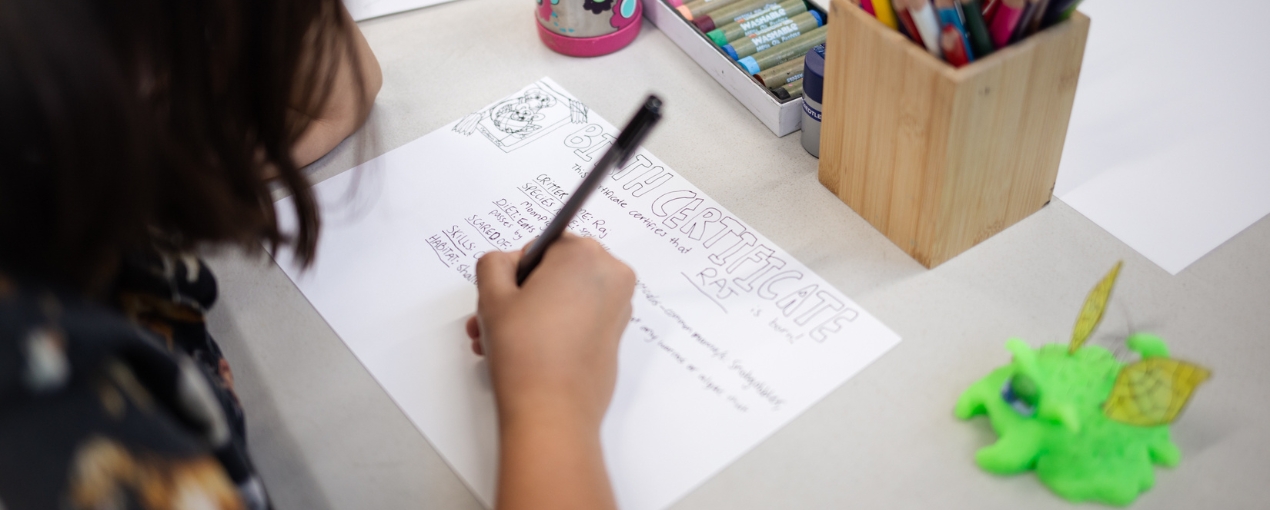 Art Club glow in the dark silicone sculpture activities with Erin Coates.