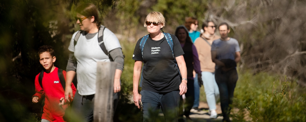 Get out on country for a guided walk and talk in the Noongar season of makuru, led by Rickeeta Walley.