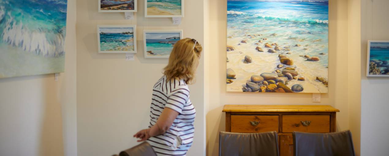 Susan Sheppard's home studio, Alfred Cove, Melville Open Studios 2022