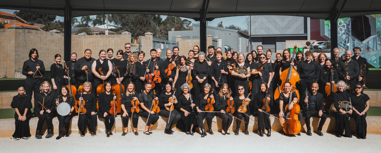 South Side Symphony Orchestra, a young, vibrant, friendly community orchestra based in Ardross, photograph by Lunoa Media, courtesy of the orchestra