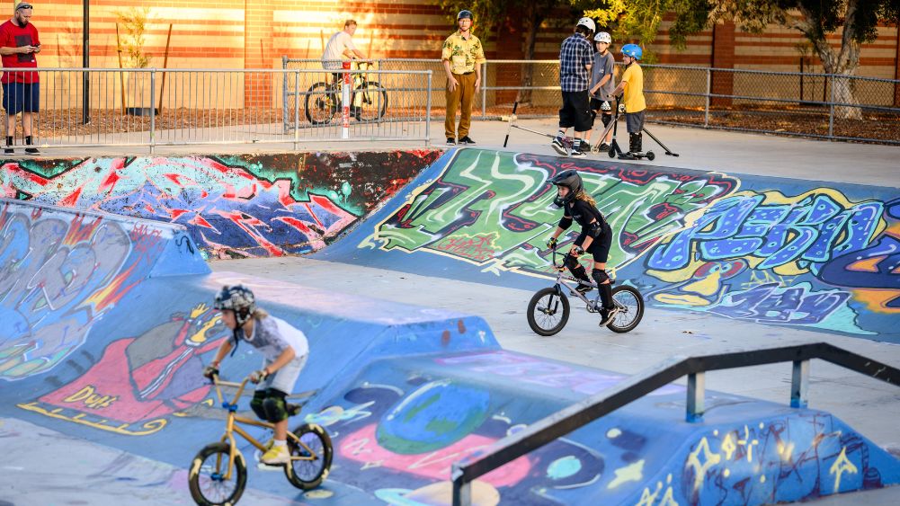 Skatepark workshop to activate a youth space