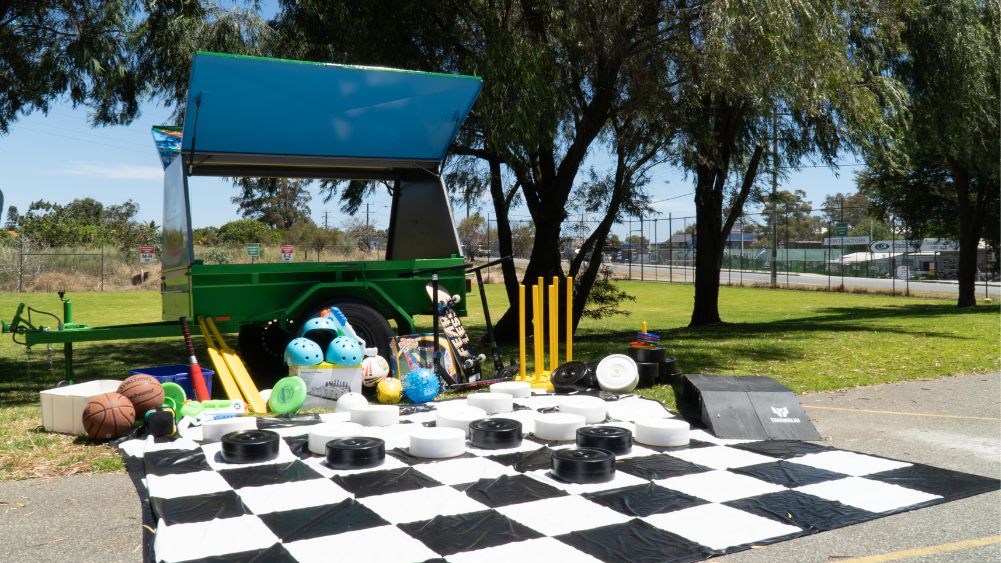 Sports and activity equipment hire for events and social outings