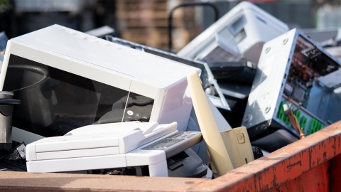 Waste items for drop-off