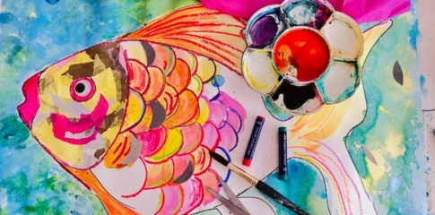 Summer Holiday Workshop | Rainbow Fish with Bridget Seaton