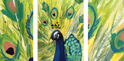 Summer Holiday Workshop | Pretty Peacock with Bridget Seaton
