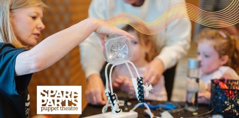 Tech Monster Junk Puppets