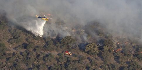 Bushfire at Yagan Mia Wireless Hill