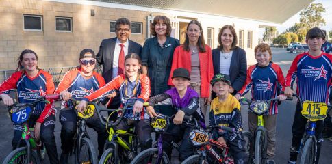 Southside BMX riders jump for joy following upgrades 