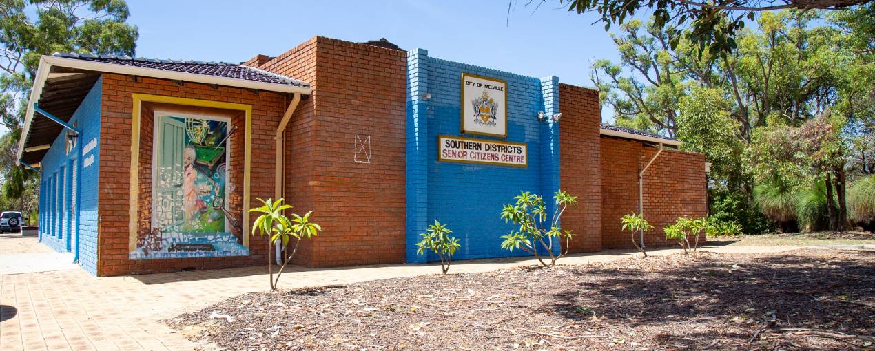 Southern Districts Senior Citizens Centre has parking access off Jemerson Street, Willagee