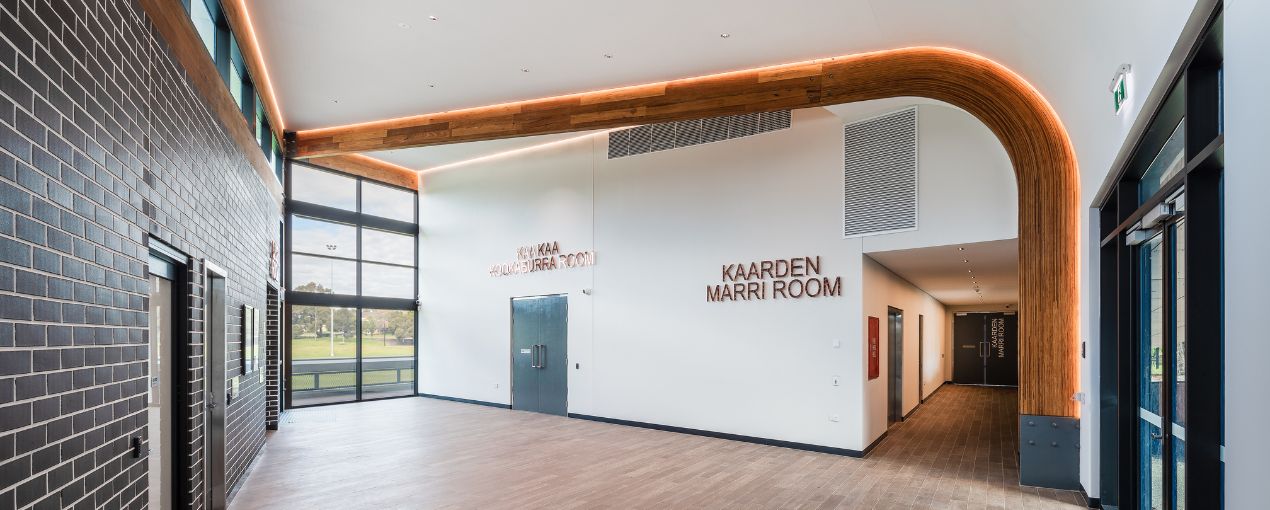 Shirley Strickland Sport and Community Pavilion Foyer