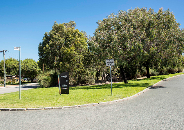 photo of entrance to art right reserve