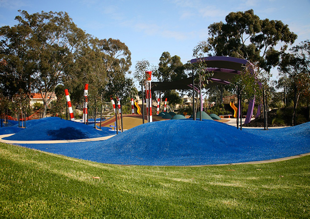 multi layered children's playground