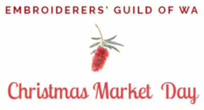 Embroiderers Guild of WA Christmas Market flyer
