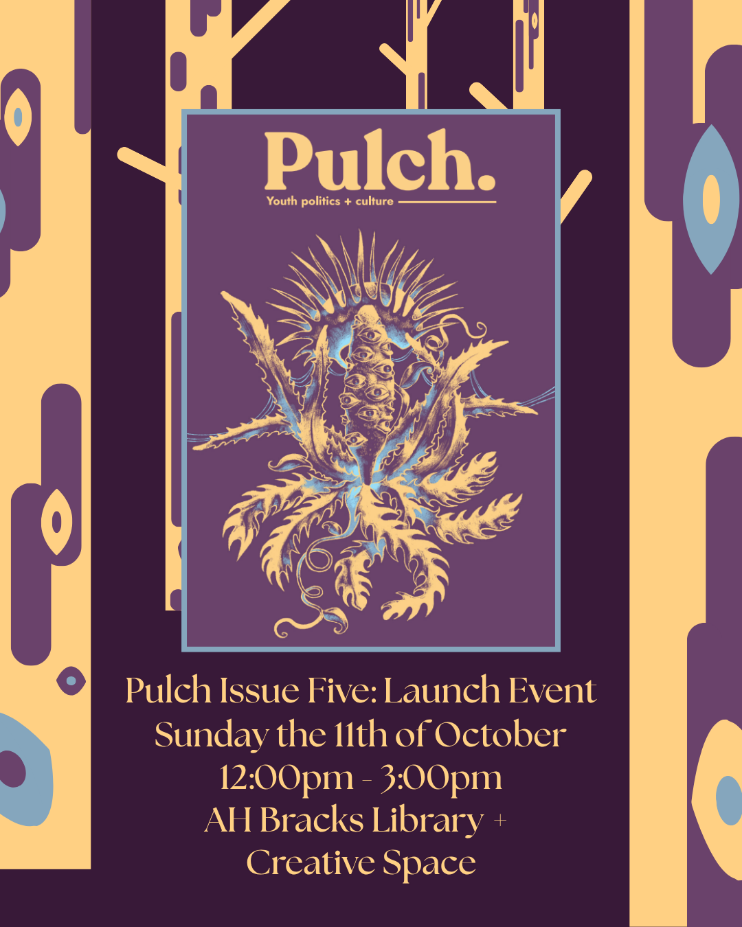 Pulch issue five launch event flyer