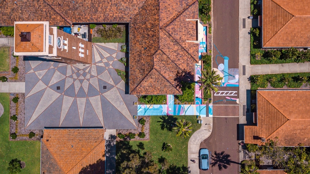 drone image of goolugatup heathcote