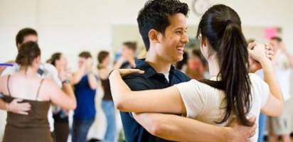 Image of a man and women dancing