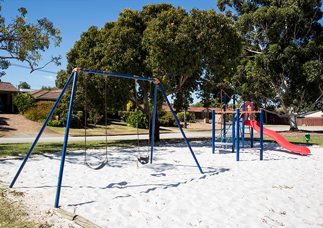Children's Playground in sand pit