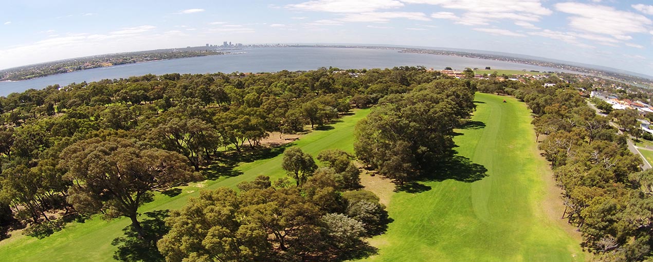 Aerial photo of Point Walter Golf Course