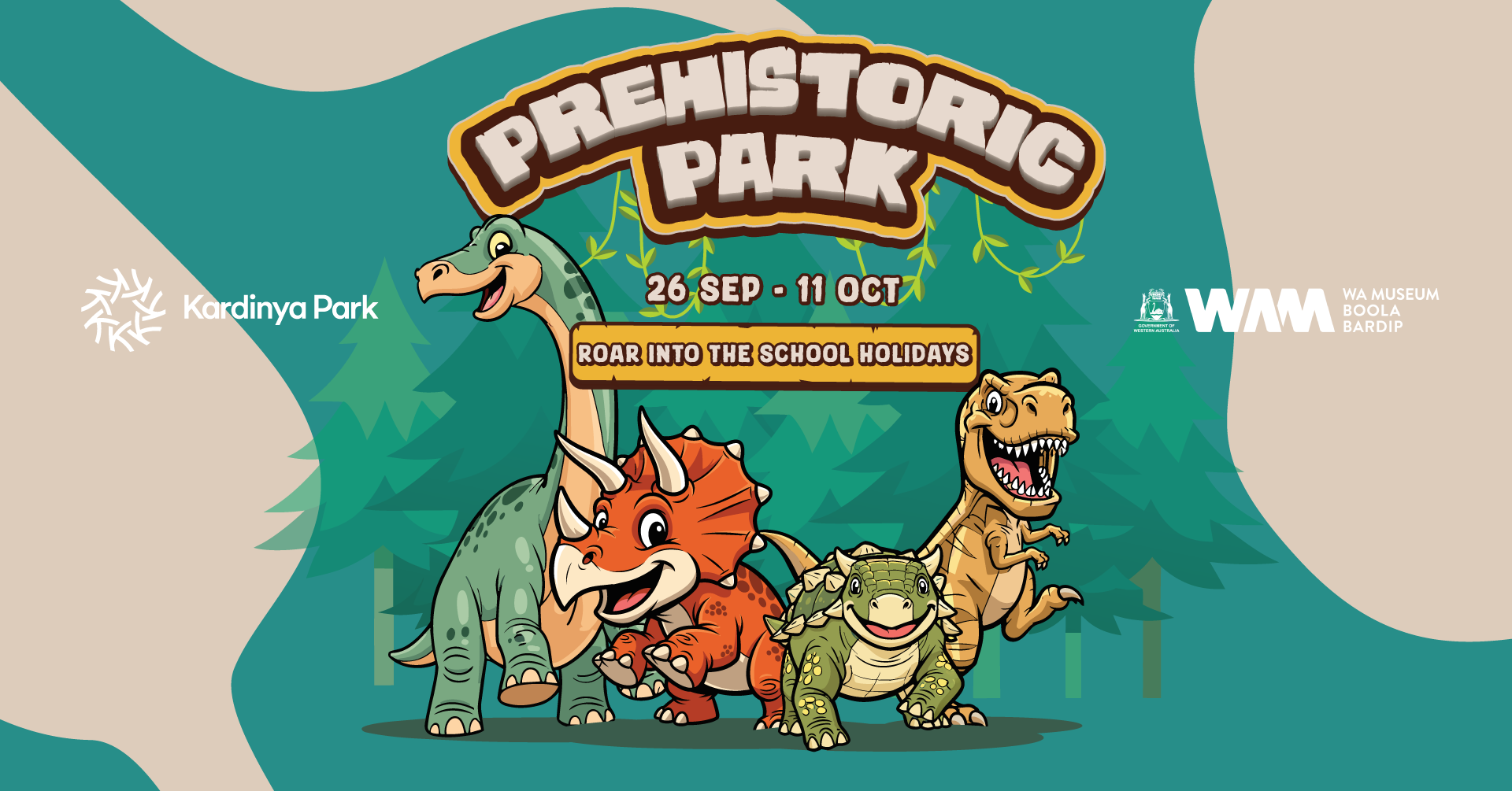 Kardinya Park Prehistoric event flyer