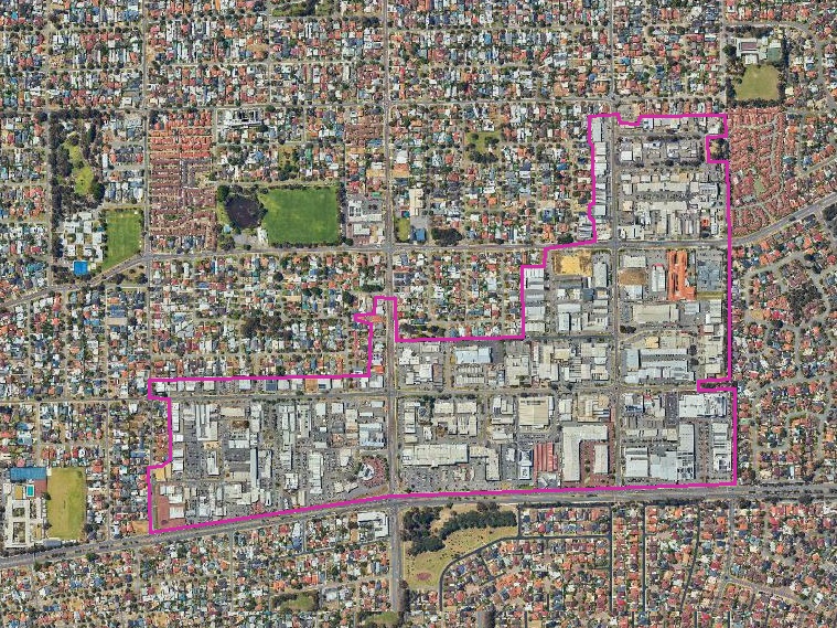 map view of myaree