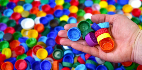 image of bottle caps for recycling