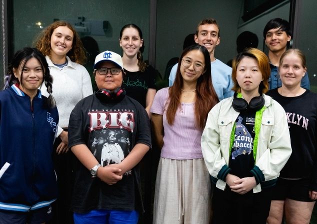 A photo of the Youth streering group 