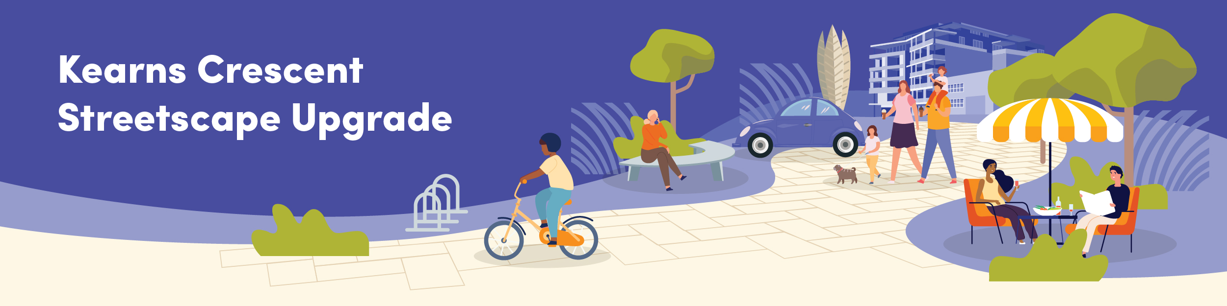 Kearns Crescent Streetscape Upgrade Banner