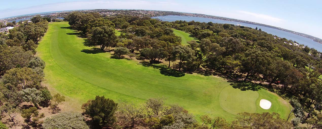 Aerial photo of Point Walter Golf Course