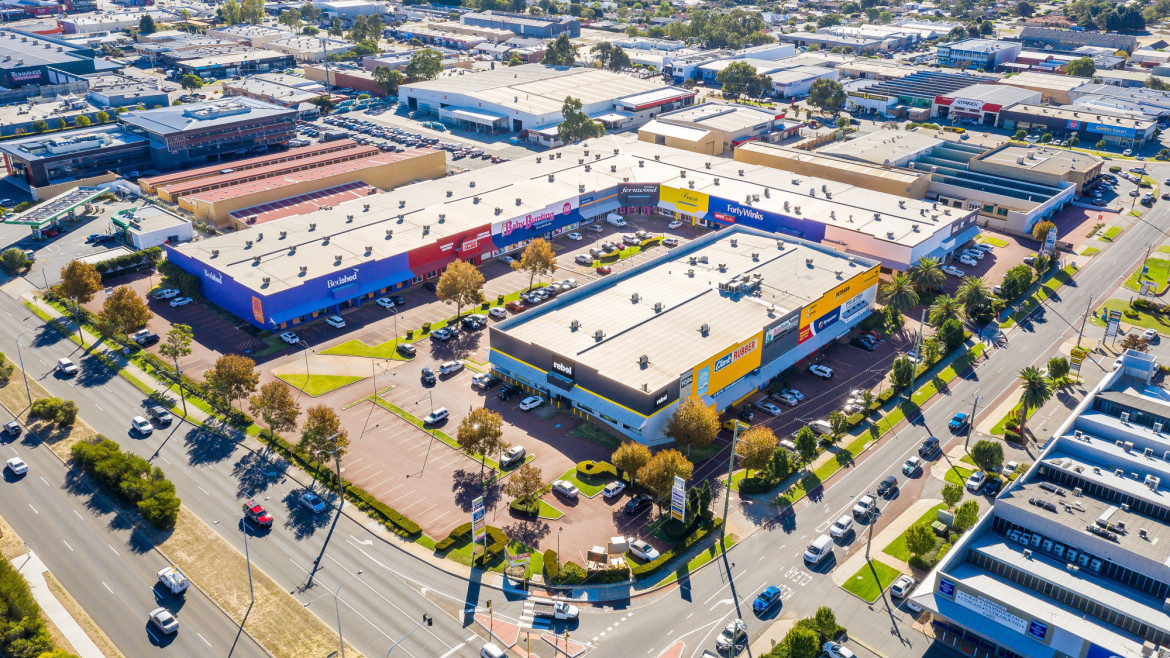 Aerial shot of myaree
