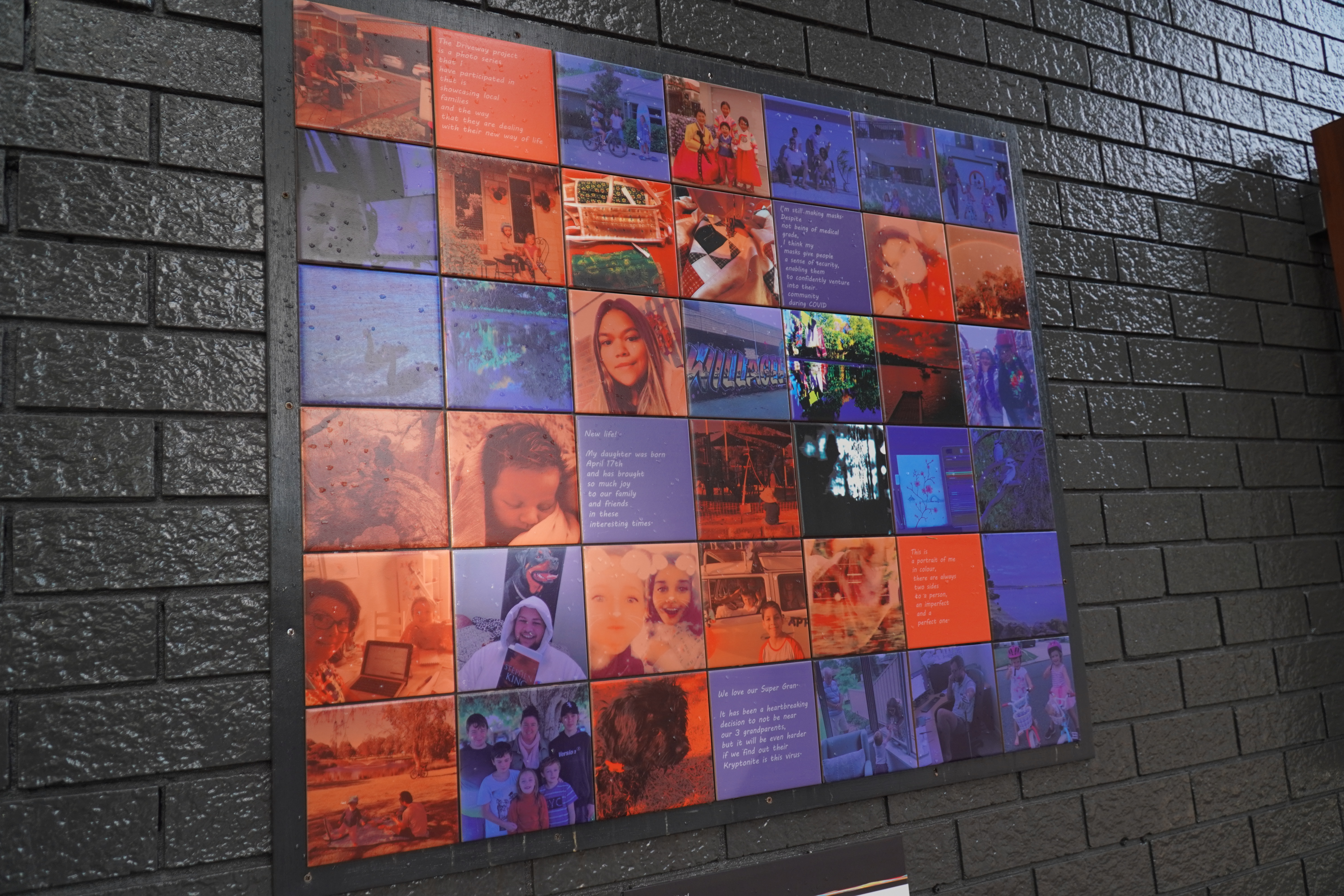 artwork of the different people who use wilagee community centre