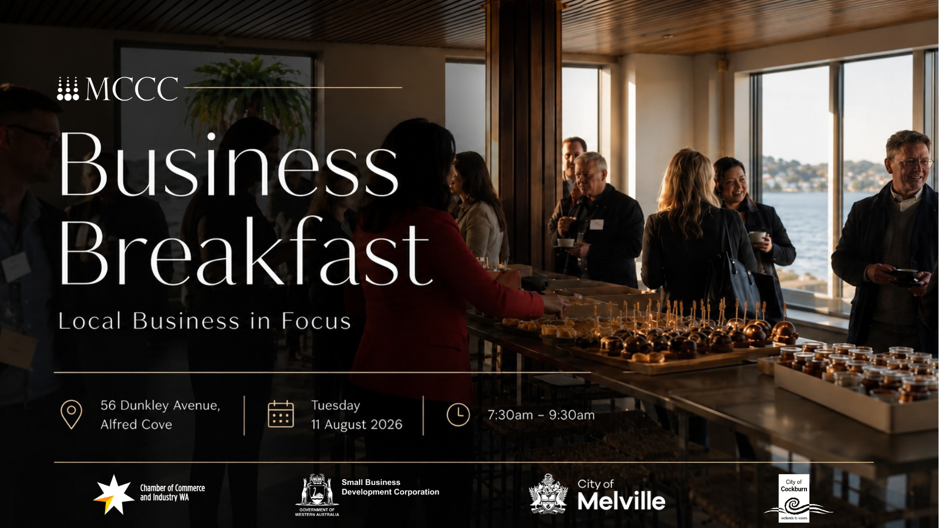 business breakfast image