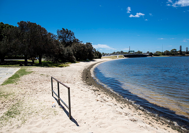 photo of beach at apex reserve