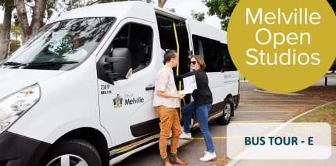 citizens getting on a city of melville bus 