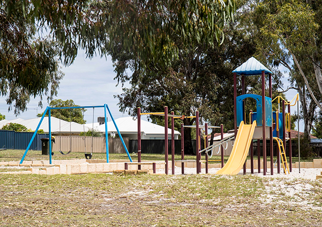 photo of playground at allan eddy reserve