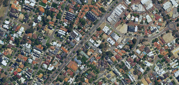Overhead view of City of Melville 