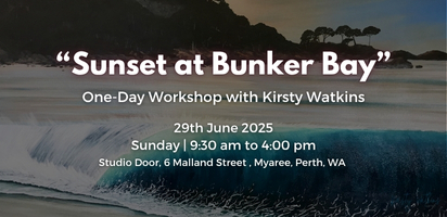 Sunset at Bunker Bay Acrylic Workshop